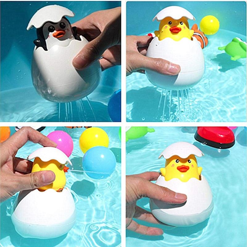 Bath Toy, Light up&Spray Water Rubber Floating Set Bahrain