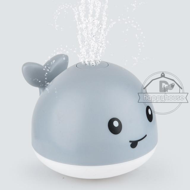 Grey Whale Greenfashionpool Baby Bath Toys Whale Automatic Spray Water Bath Toy with Music LED Light, Bath Toys Bathtub Toys for Toddlers Babies Kids 1 2 3 4 5 Year Old Girls Boys Gifts BT-004 Product Image
