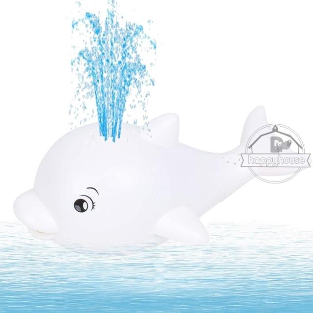 White Whale Greenfashionpool Baby Bath Toys Whale Automatic Spray Water Bath Toy with Music LED Light, Bath Toys Bathtub Toys for Toddlers Babies Kids 1 2 3 4 5 Year Old Girls Boys Gifts BT-004 Product Image