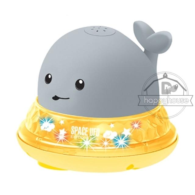 UFO Grey Whale Greenfashionpool Baby Bath Toys Whale Automatic Spray Water Bath Toy with Music LED Light, Bath Toys Bathtub Toys for Toddlers Babies Kids 1 2 3 4 5 Year Old Girls Boys Gifts BT-004 Product Image