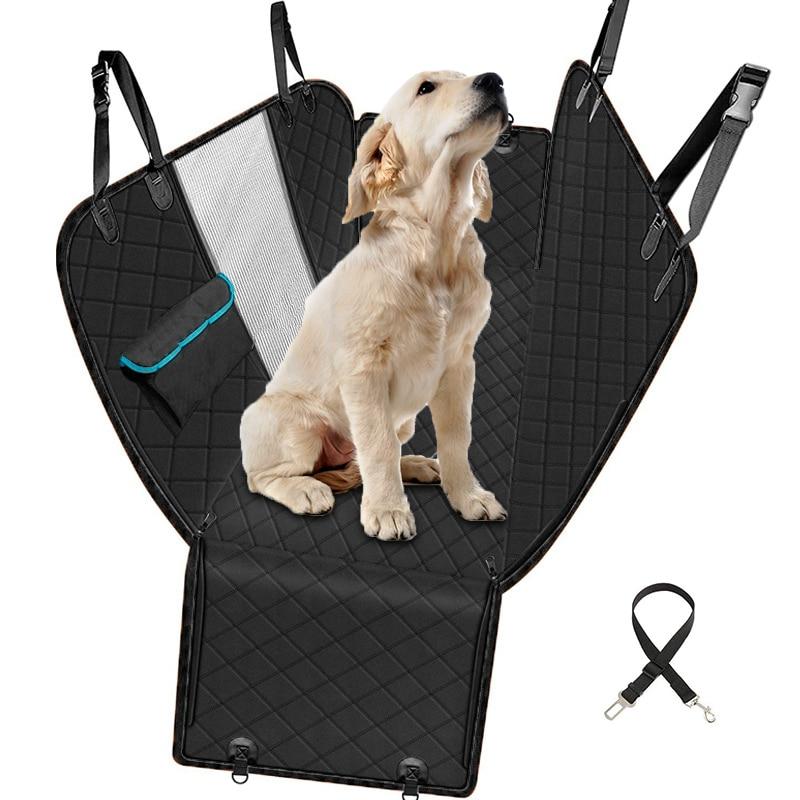 Greenfashionpool Dog Back Seat Cover Protector Waterproof Scratchproof, Pet Seat Cover for Back Seat with Storage Pockets, Washable Dog Hammock for Cars Trucks and SUV DBS-001 Product Image Main