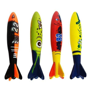 Torpedo Bandits Greenfashionpool Diving Pool Toys for Kids Diving Rings, Diving Sticks, Torpedo Bandits, Diving Toy Pool Game Summer Child Underwater Diving Play Water Toy PT-001 Product Image
